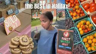 the ONLY reason I wake up early on Saturdays! the best markets in Halifax 🌞🍪🍊