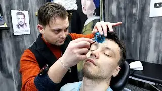 Pure ASMR | Head massage by Anil Çakmak in Turkish barbershop