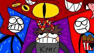 Серёга ТВ и Best Kris-animation и Диф Дин VS АЗАТОТ. Анимация битва (Мифы Лавкрафта)