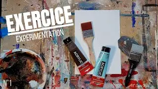 Exercice Peinture abstraite - Pratique et Expérimentation