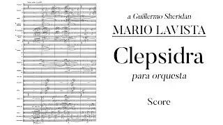 Mario Lavista - Clepsidra (1991) Score