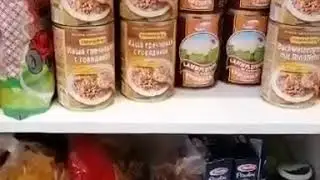 Запасы еды на коронавирус.