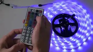 Светодиодная лента с АлиЭкспресс   LED RGB подсветка рабочего места