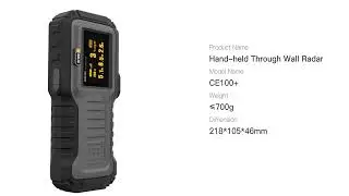 Novasky 2D Through Wall Radar CE100+