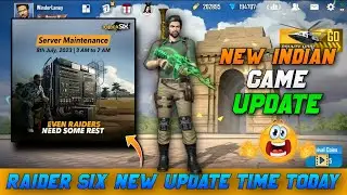 How to update raider six || raider six server maintenance problem | raider six