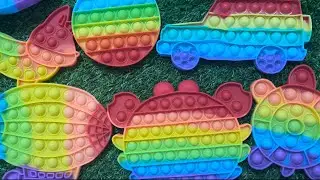 🌈ASMR Pop It Toy, Very Human Happiness Is So Simple #popit #asmr #fidget #satisfying 💖47