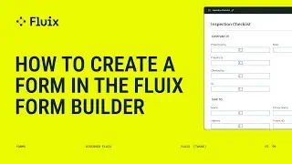 How to create a form in the Fluix form builder