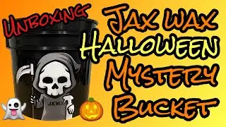 Jax Wax Halloween Mystery Bucket Unboxing |4K