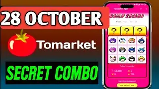 🍅Tomarket Airdrop Combo 28 October Apply | Tomarket Daily Combo Today | Tomarket Secret Combo Today