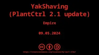 [c¼h] YakShaving (PlantCtrl 2.1 update)