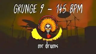 Grunge 9 - 145 BPM | Backing Drums | Only Drums