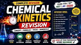 🚀 “Chemical Kinetics in 30 Minutes 🔥 | Full Revision + Tricks | NEET  ll KINETICS = EASY 🔥”