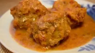 Мясные тефтели в томатно сливочном соусе
