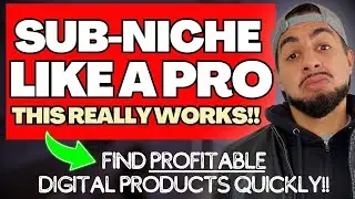 QUICK STRATEGY! Find Profitable Etsy Digital Product Sub-Niches Using EverBee SEO Tool
