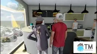 desain cafe modern
