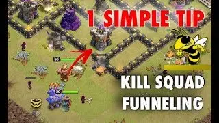 1 Simple Trick to Funnel Your Kill Squad Into Any Base! | Clash of Clans