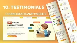 10. Testimonial or Review | Coding Bootcamp Website | Allustrode #webdevelopment #webdev #review