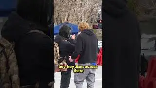 Tourist prank