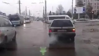 "Убийство" на пешеходном переходе...