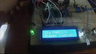 Arduino UNO, modulo RFID e Display 16x2