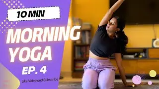 Busy Morning Yoga for Full Body Mobility-10 Min Yoga | Ep.4 #fitnesswithapoorva #yoga