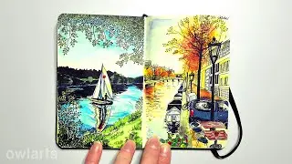 Completed Moleskine Sketchbook