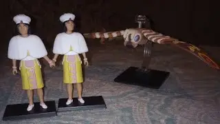 Mothra and Twins from Godzilla vs Mothra 1964 by Mezco