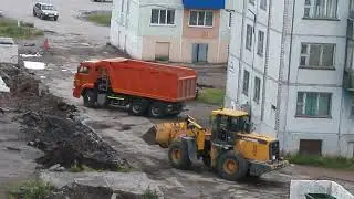 Работы во дворе 14