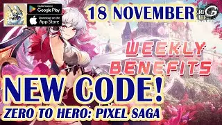 NEW CODES Zero to Hero: Pixel Saga Giftcode & Redeem Codes 18 November - Mobile Game (Android/IOS)