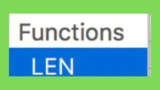 LEN COUNT CHARACTERS IN EXCEL