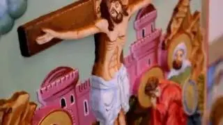 Резная икона Распятие Господне