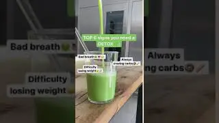 Keto Smoothie Recipes - Top Six (6) Signs You Need a Detox #shorts  #healthydiet