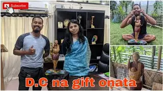 D.C na a'chik mechik ko solata || A gift for North Garo Hills D.C #woodengift #giftforDC