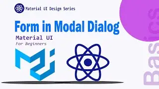Material UI Popup Dialog with React Form || React