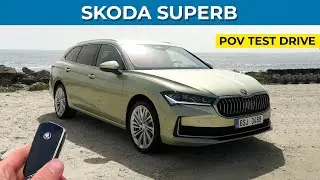 Skoda Superb (2024) - POV review - Walkaround, Interior, Exterior - Superb Combo Estate