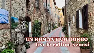 Un romantico borgo delle colline senesi
