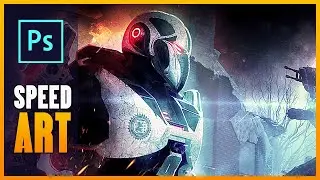 TIME LAPSE PHOTOSHOP PHOTO MANIPULATION | BATTLE ROBOTS PHOTO MANIPULATION BATTLETECH