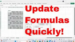 How to Use Find Replace to Update A Bunch of Formulas Quickly and With Ease! #tutorial #msexcel #wow