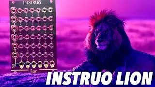 Instruo Lion (matrix mixer) // Pin style patching in Eurorack with inserts, sum, attenuation + more