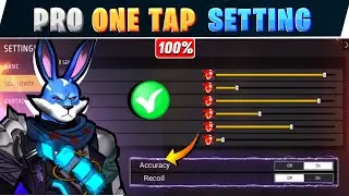 Headshot Sensitivity 🔥 || Free fire headshot setting in tamil || One tap sensitivity tamil ✅