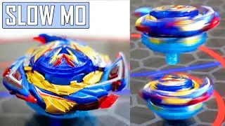 SHOT DRIVER ACTIVATING IN SLOW MOTION! B-187 Savior Valkyrie in Slow Motion! Beyblade Burst DB