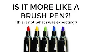 *NEW* Sharpie Creative Marker Review for Handlettering (and Brush Calligraphy?) | How To Handletter
