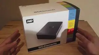 Western Digital Elements External Hard Drive Unboxing