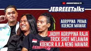 MASTER TRICKSHOT BADMINTON AGRIPPINA & KOENCIR a.k.a NENG MAWAR GAK SABAR BERDUEL!!! - JEBREEETALKS