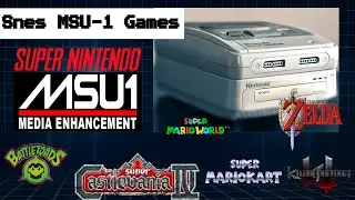 Super nintendo MSU-1 games (super nintendo CD)