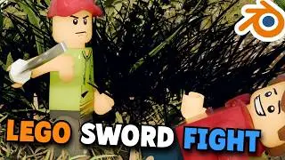 Blender Lego Sword Fight Test