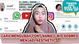 BISA SEMUA HP! Cara Membuat dan Mengubah Font Instagram Menjadi Aesthetic 2020🤩