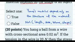 02 Physics172 CH04 Contact Interactins Quiz P1-P2