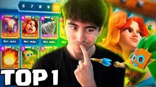 ¡EL MEJOR DE CLASH ROYALE JUEGA ESTE MAZO! 🔝