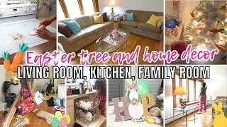 🐇 SPEED CLEANING MY MESSY HOUSE ALL DAY AND DECORATING FOR EASTER!